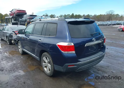 2012 Toyota Highlander Limited V6 z USA, uszkodzony, nr VIN 5TDDK3EH9CS157085